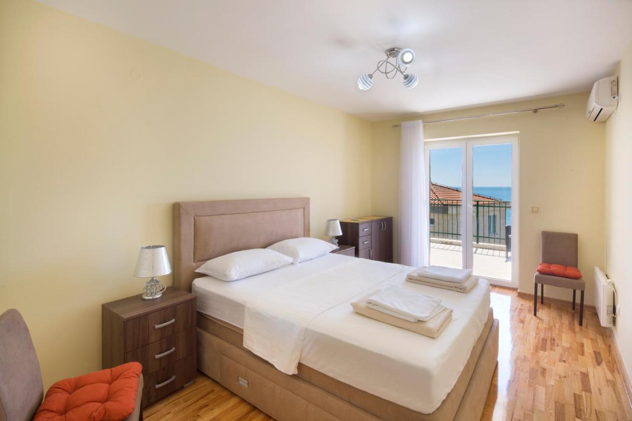 Family Apartment With Sea View Sveti Stefan Budva Bagian luar foto